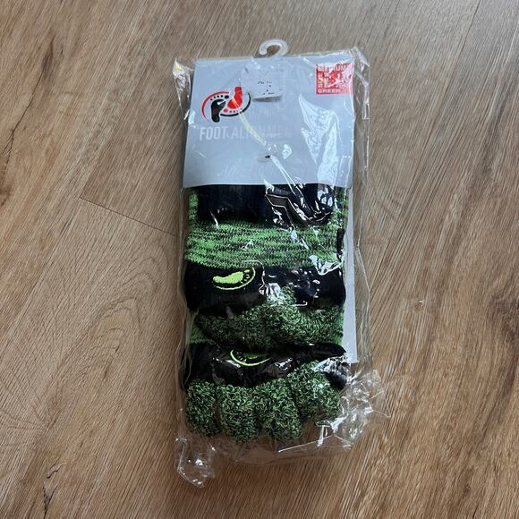 NWT The Original Foot Alignment Socks Black and Green Sz Medium - Picture 1 of 3